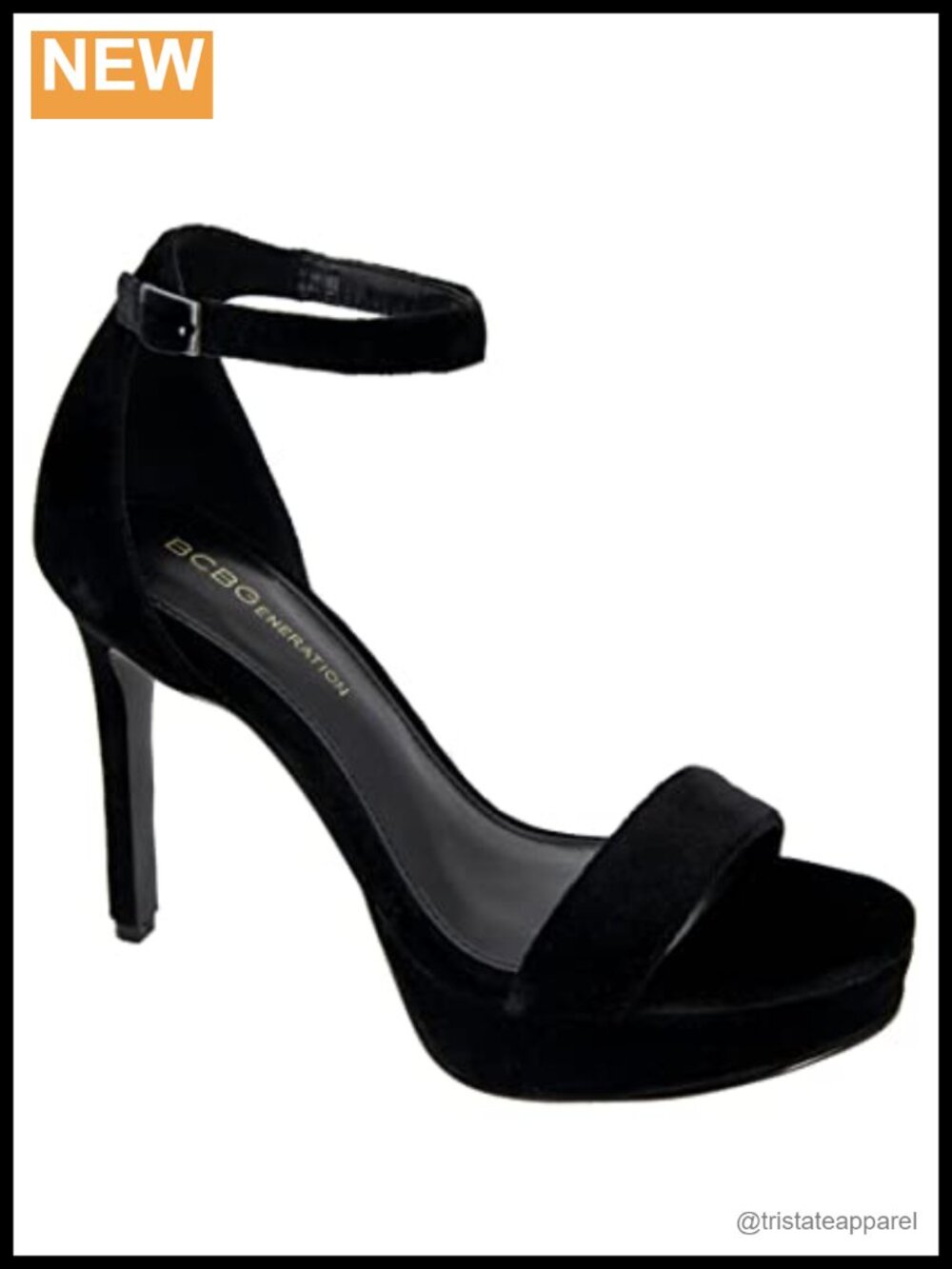 Womens Platform Sandals with Ankle Strap Padded Footbed Buckle Closure